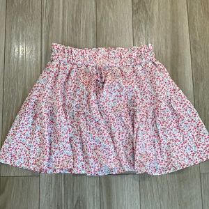 pink floral skirt never worn